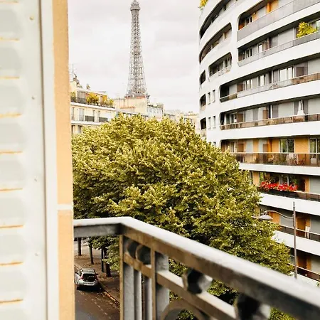 Cosy Avec Vue Tour Eiffel Apartment Paris