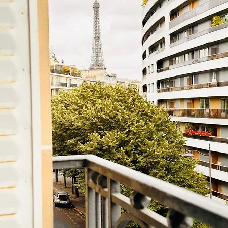 Cosy Avec Vue Tour Eiffel Apartment Paris