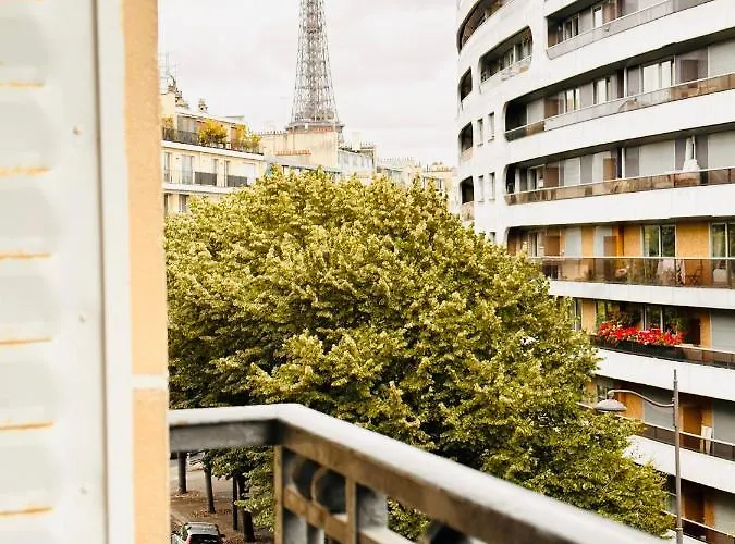 Cosy Avec Vue Tour Eiffel 아파트 파리